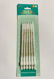 Belina Velas De Cumpleaños 6 Pcs Con Soporte