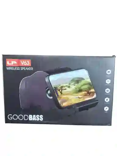 Parlante Portátil Bt V63 Rosado