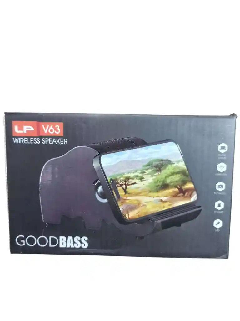 Parlante Portátil Bt V63 Rosado