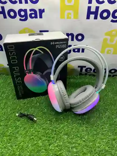 Audifono Con Luces Rgb Disco Pulse Pg580 Bluetooth