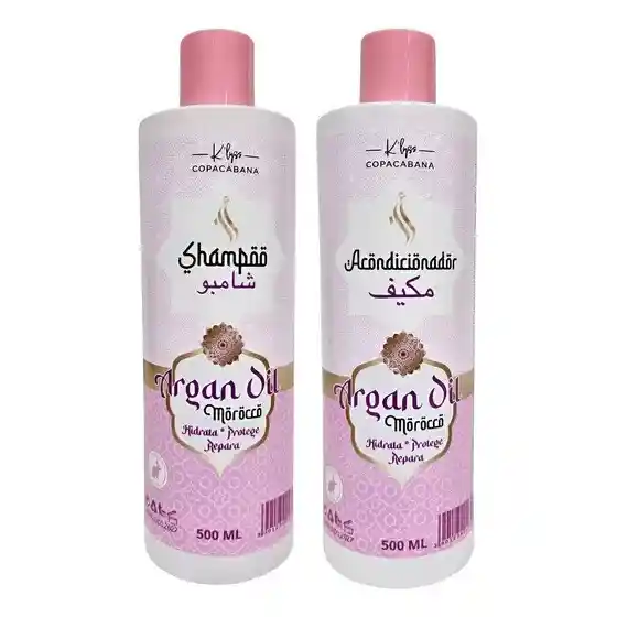 Shampoo Argan Oil Morocco 500ml Hidratación Y Reparación