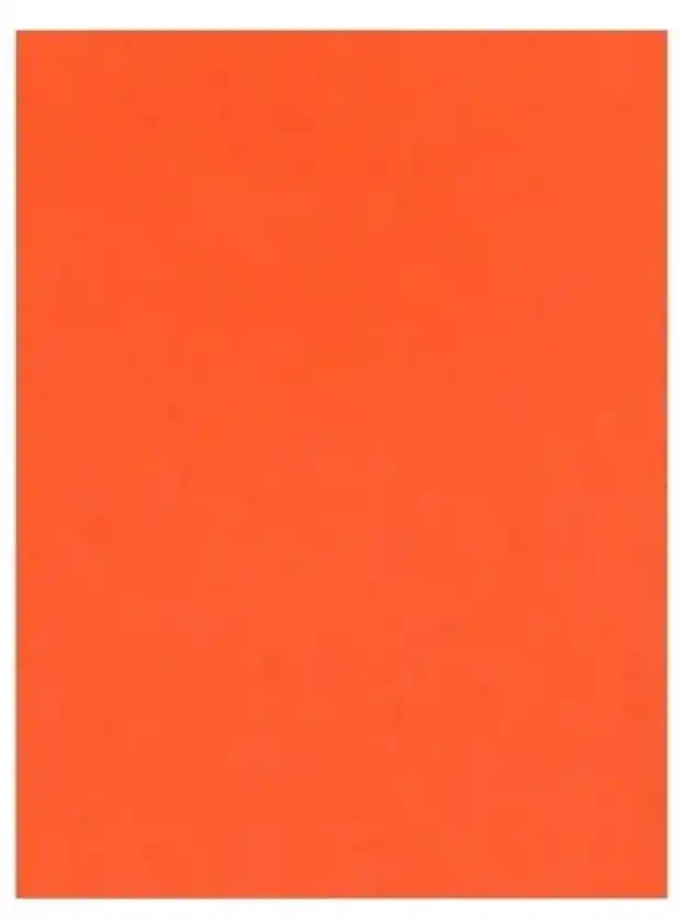 Cartulina Carton Pintado Forrado Naranja 54x77cm 235grs Hand
