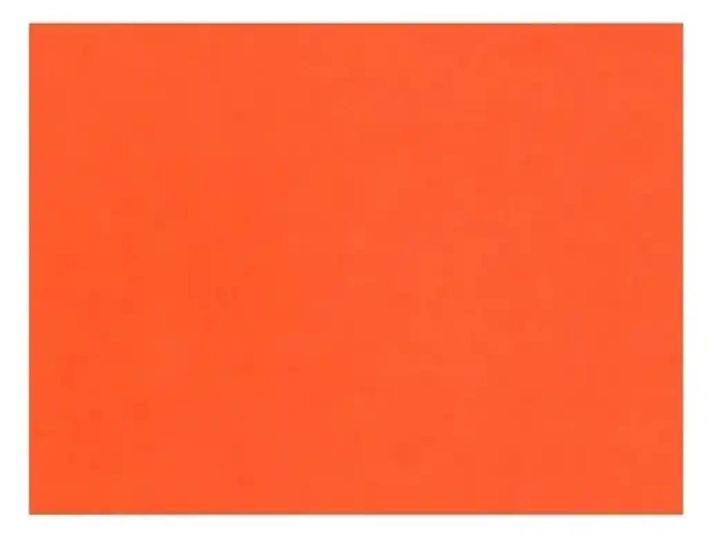 Cartulina Carton Pintado Forrado Naranja 54x77cm 235grs Hand