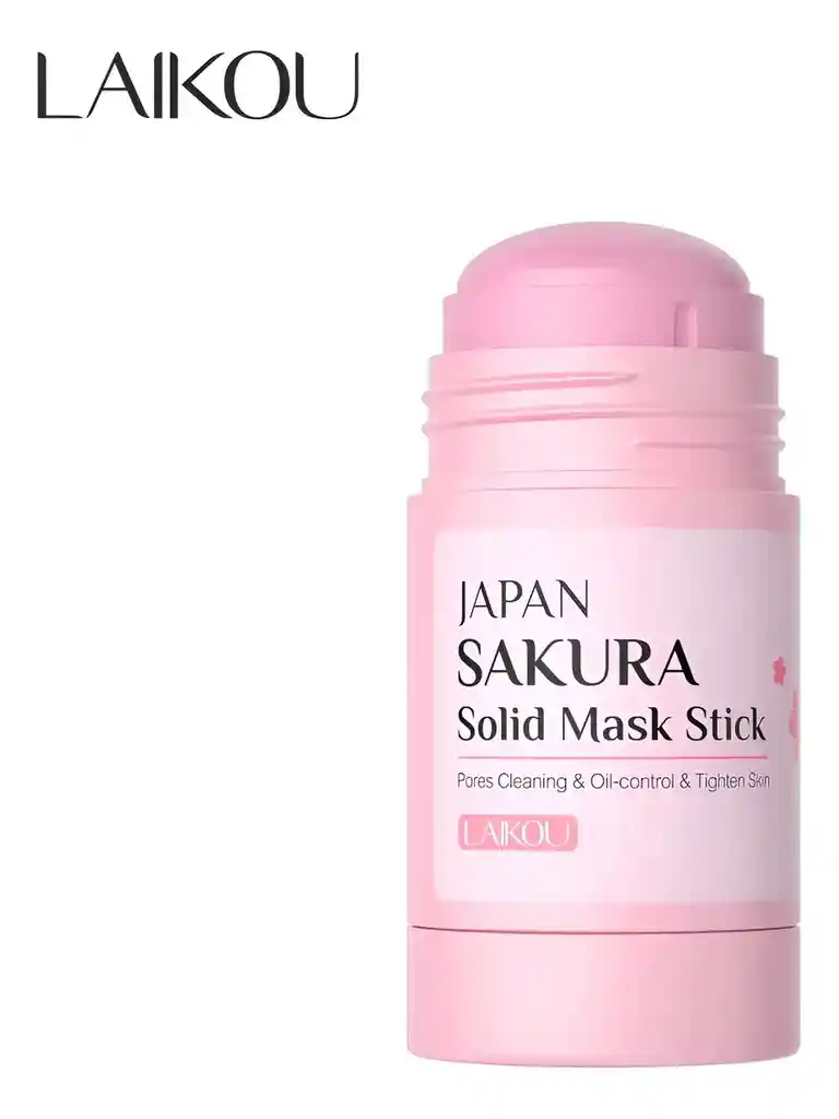 Mascarilla Solida Laikou Japan Sakura Limpieza Facial 50g