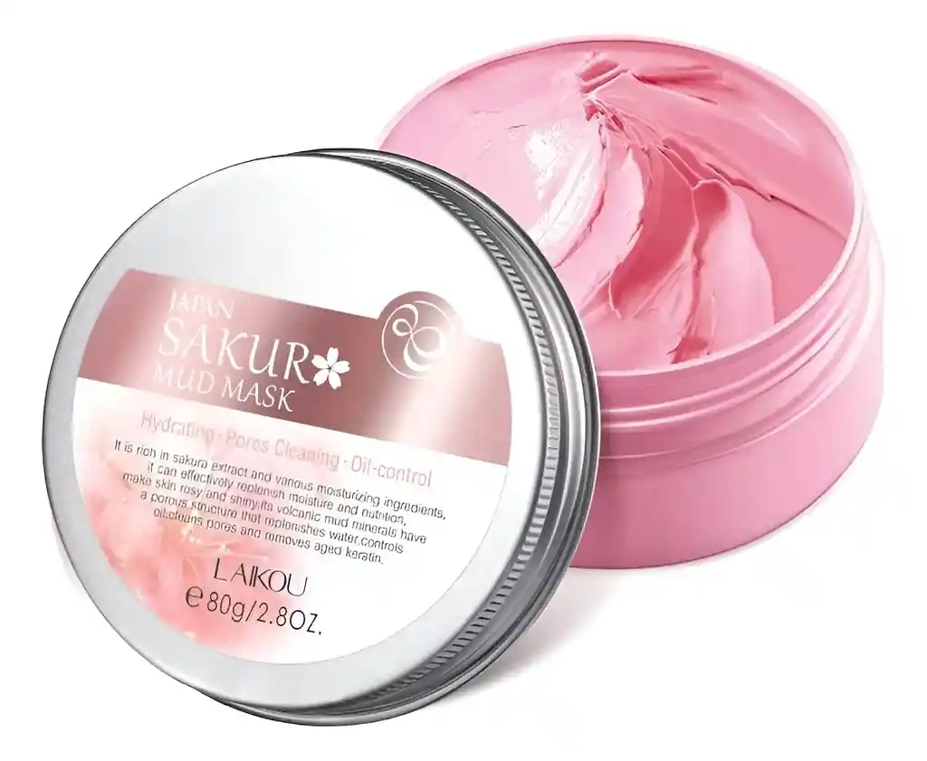 Mascarilla Laikou Japan Sakura Limpieza Facial 80g