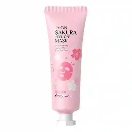 Mascarilla Peel Off Laikou Japan Sakura Limpieza Facial 50g