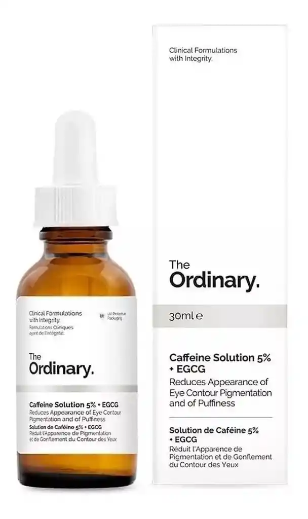 Sérum Caffeine Solution 5% + Egcg The Ordinary Eye Serum 30 Ml