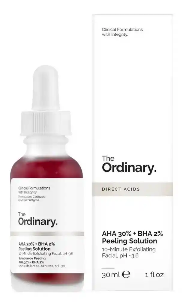 Sérum Aha 30% + Bha 2% Peeling Solution The Ordinary 30 Ml