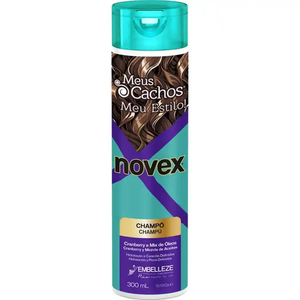 Shampoo Sin Sal Meus Cachos Novex 300ml