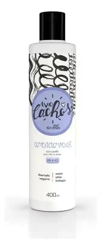 Acondicionador Griffus Amo Cachos 400 Ml Aceite De Coco