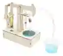 Kit Bomba Hidráulica De Madera Educativa – Proyecto Ciencia Y Tecnología Para Niños