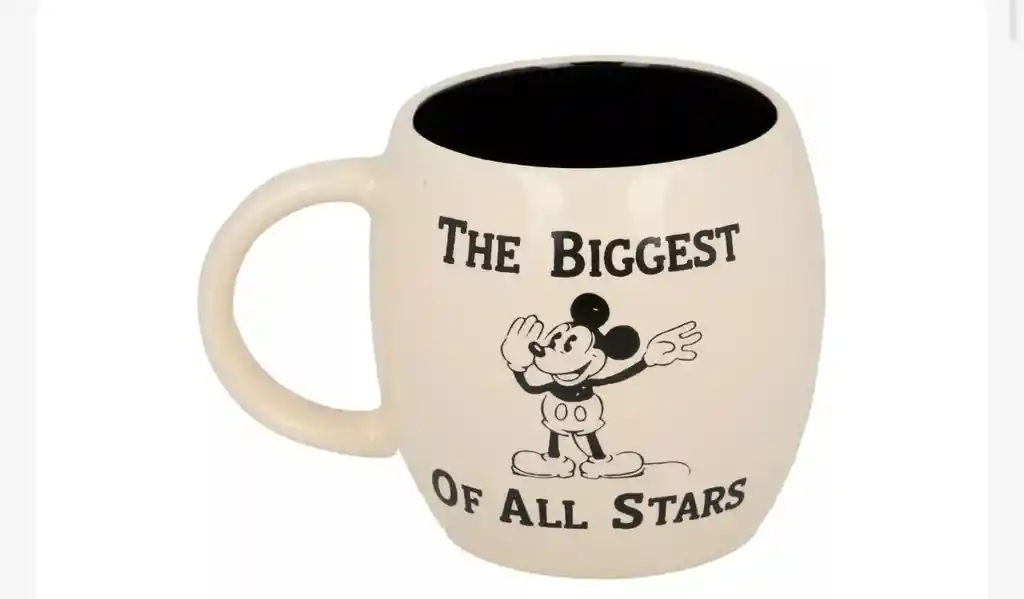 Tazon Ceramica Redondo Juvenil Mickey En Caja