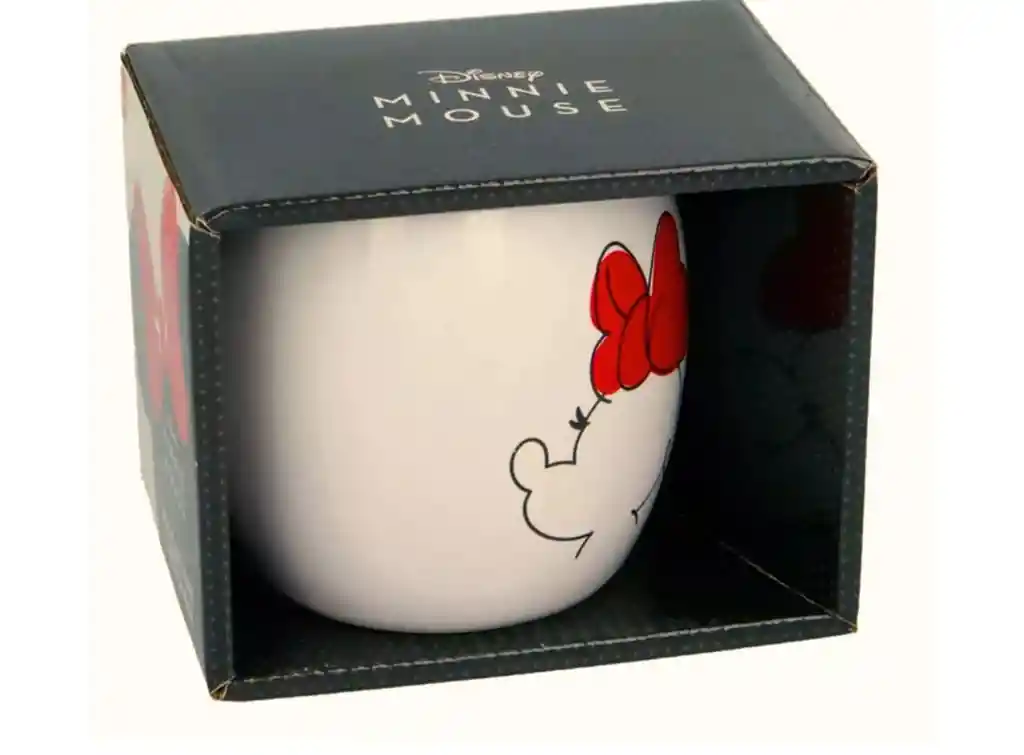 Tazon Ceramica Redondo Juvenil Mickey En Caja