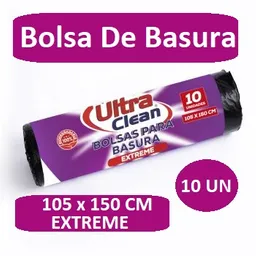 Bolsa De Basura Ultra Clean 105 X 150 Cm 10 Un