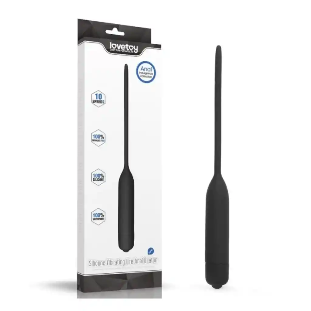 Dilatador Uretral Vibratorio De Silicona