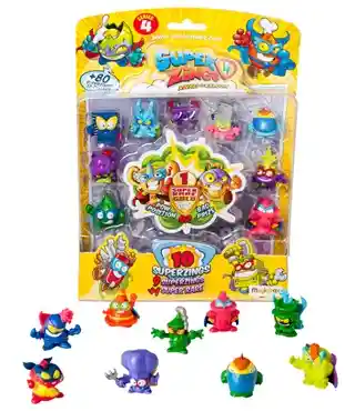 Juguetes Blister 10 Figuras Super Zings Serie 4