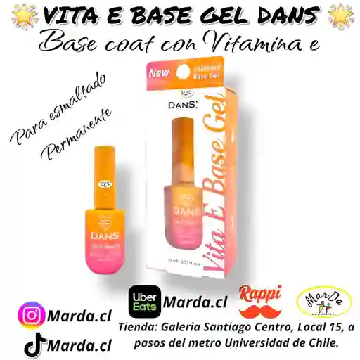 Vita E Base Gel Dans (base Coat)