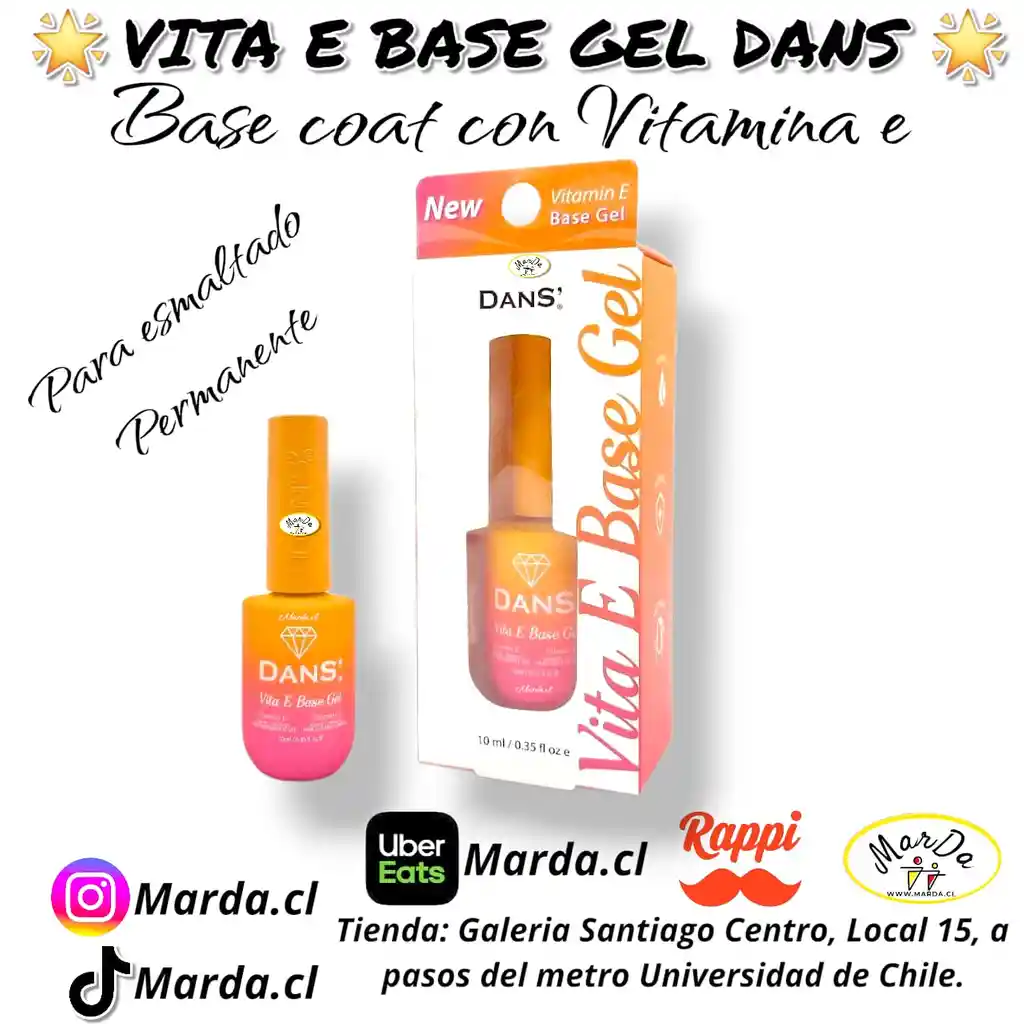 Vita E Base Gel Dans (base Coat)