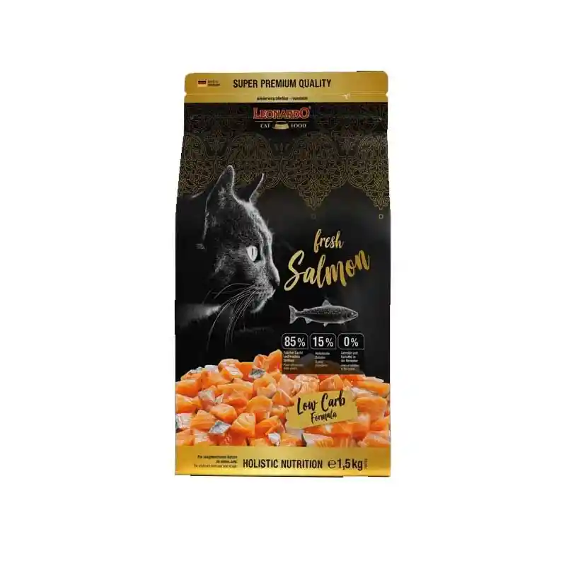 Alimento Gato Leonardo Fresh Salmon 1.5kg