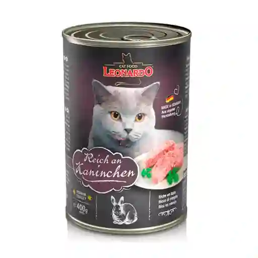 Lata Leonardo Quality Selection Conejo 400gr