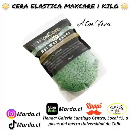 Cera Depilacion Elastica 1 Kilo Aloe Vera Maxcare