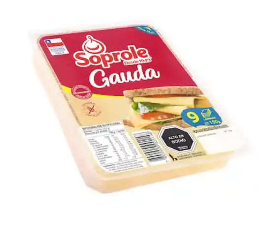 Queso Gauda Soprole 150 G