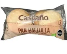 Pan Hallulla Castaño 340g 4 Unidad
