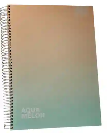 Cuaderno Universitario Materia Triple 150 Hojas 7mm Colores Pasteles