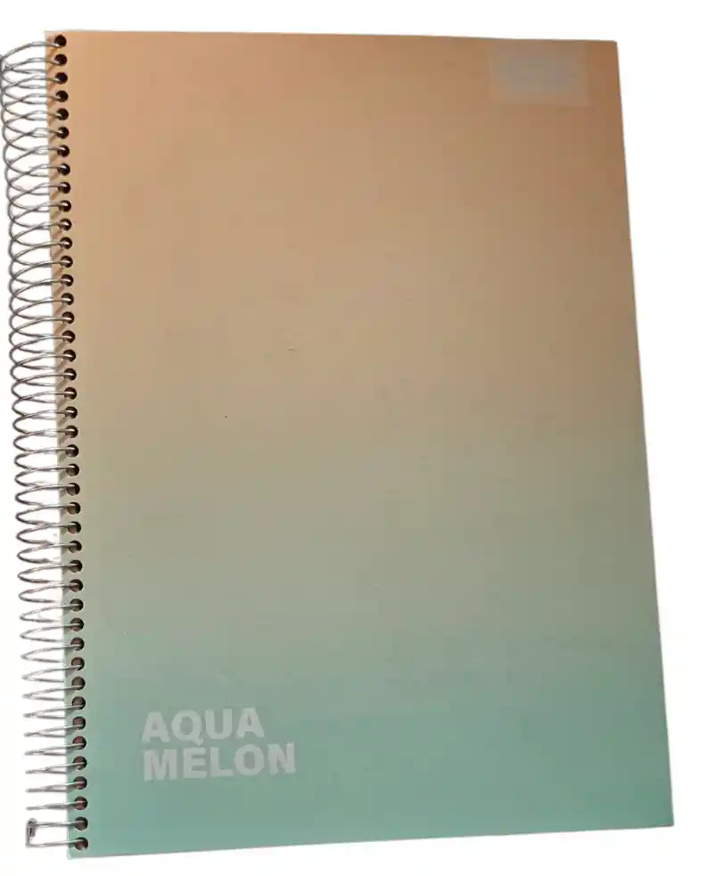 Cuaderno Universitario Materia Triple 150 Hojas 7mm Colores Pasteles