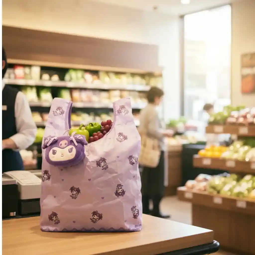 Bolsa Ecológica Kuromi: Dainty Doll Sanrio Original