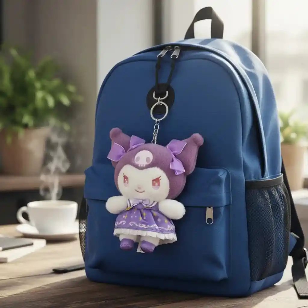 Peluche Mascota Kuromi 12cm Serie Starry Wizard Sanrio Original