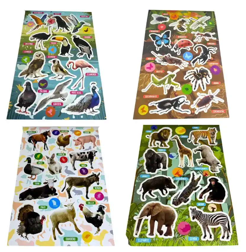 Block De Ayuda Escolar Los Animales