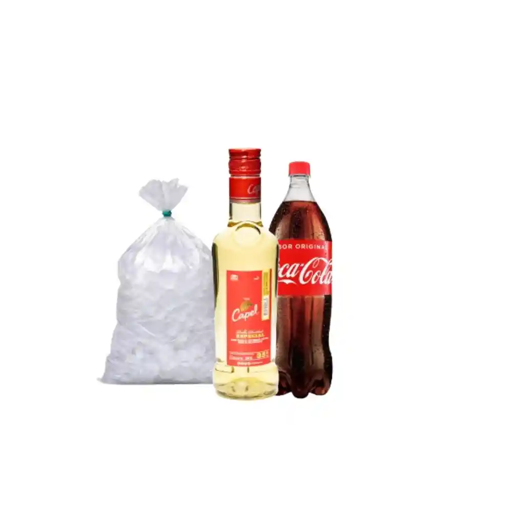 Promo Capel 35 750cc + Coca Original 1.5l + Hielo 1k