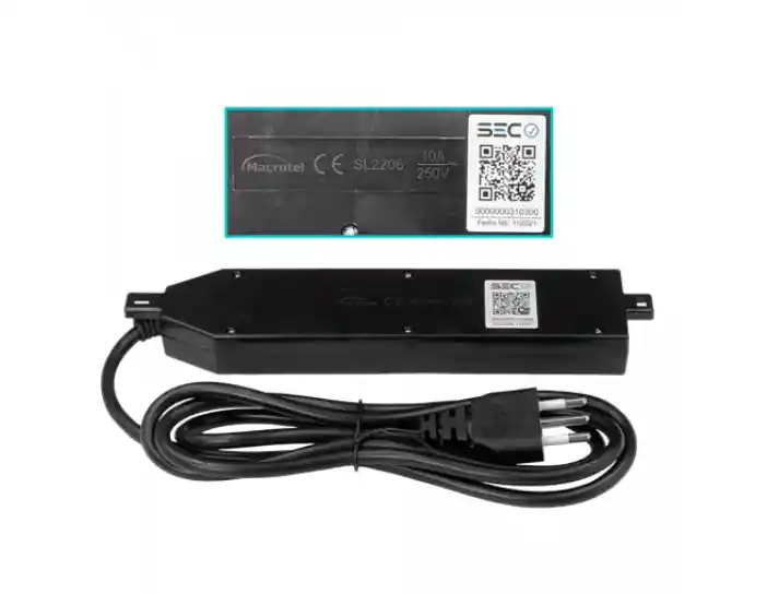 Alargador De Corrientes 4 Posiciones 1.5mt Macrotel