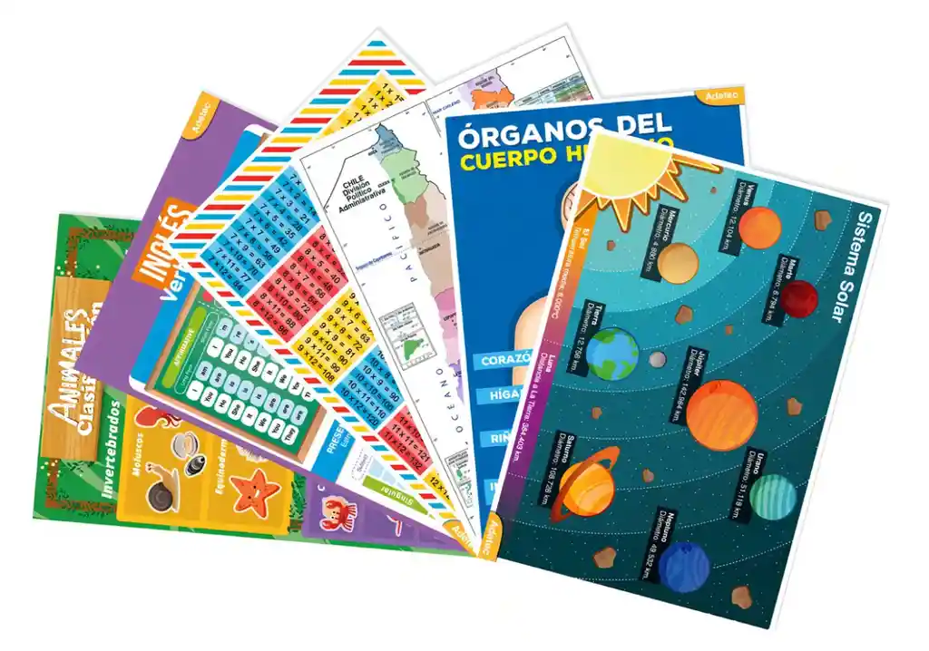 Block Ayudas Escolares Autoadhesivas Adetec