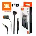 Audífono Jbl T110 Negro Con Micrófono