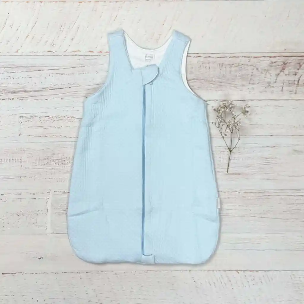 Saquito Dormir Celeste Talla 6-12 Meses