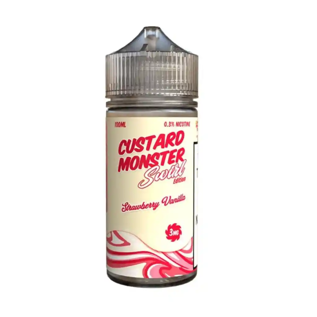 Custard Monster Swirl Strawberry Vanilla 100ml 3mg