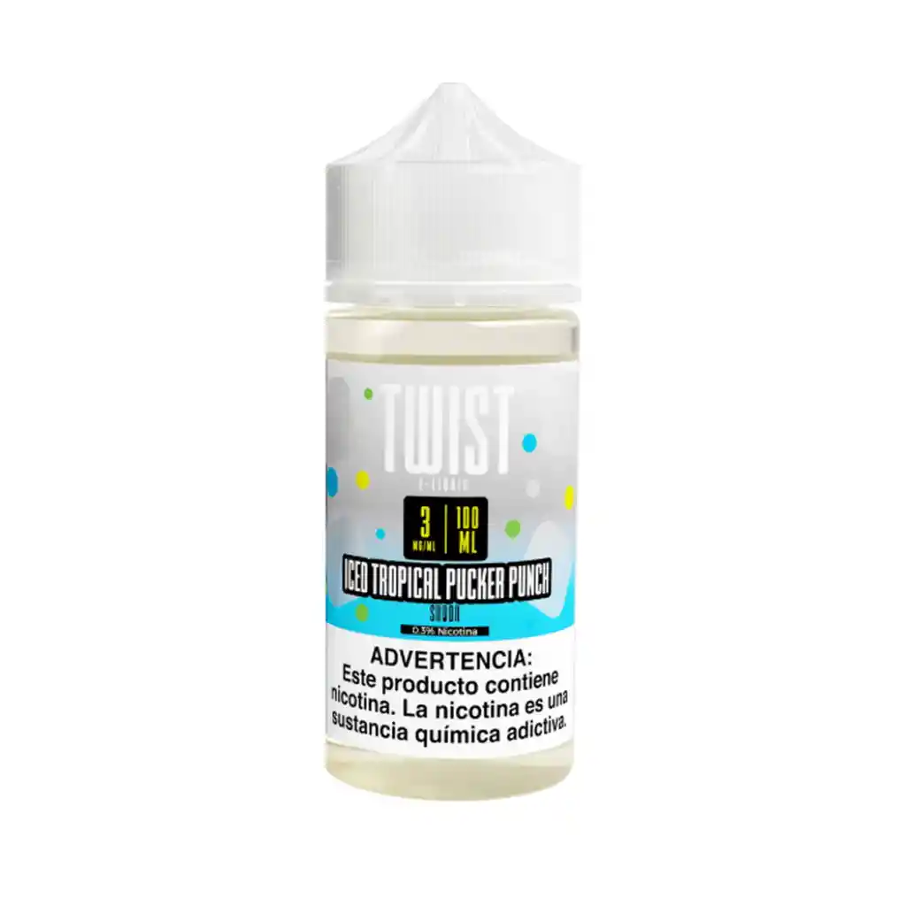Twist Iced Tropical Pucker Punch 100ml 6mg