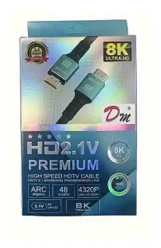 Cable Hdmi V2.1 Ultra Hd 8k - 1.8 Mt