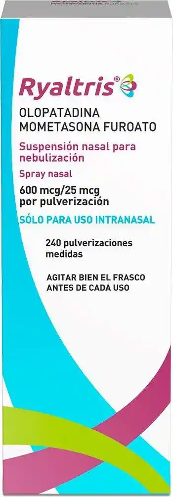Ryaltris Spray Nasal 600/25 Mcg X 240 Dosis