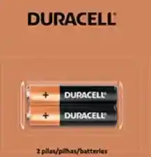 Pila Aa Alcalina Duracell X 2
