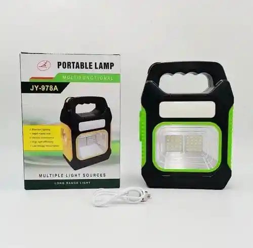 Linterna Lampara Led Solar 3 En 1 Usb Recargable