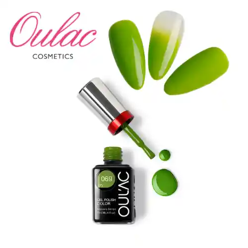Esmalte Permanente Oulac Ds069 Verde Manzana