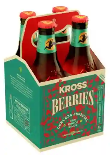 Pack 4 Un. Cerveza Kross Berries 330 Cc