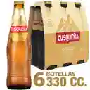 Pack 6 Un. Cerveza Cusqueña Golden 330 Cc