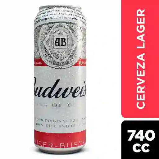 Cerveza Budweiser Lata 740 Cc