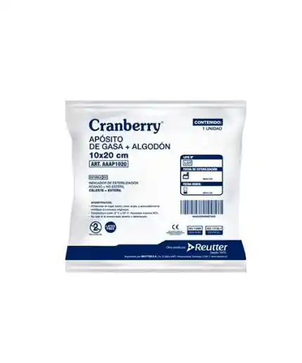 Aposito De Gasa + Algod Est 10 X 20 Cm X 1 Und