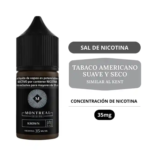 Montreal Original Krown Salt 30 Ml