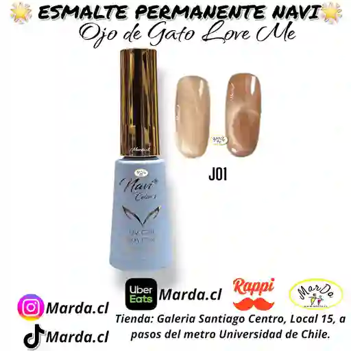 Esmalte Permanente Navi Love Me Ojo De Gato J01